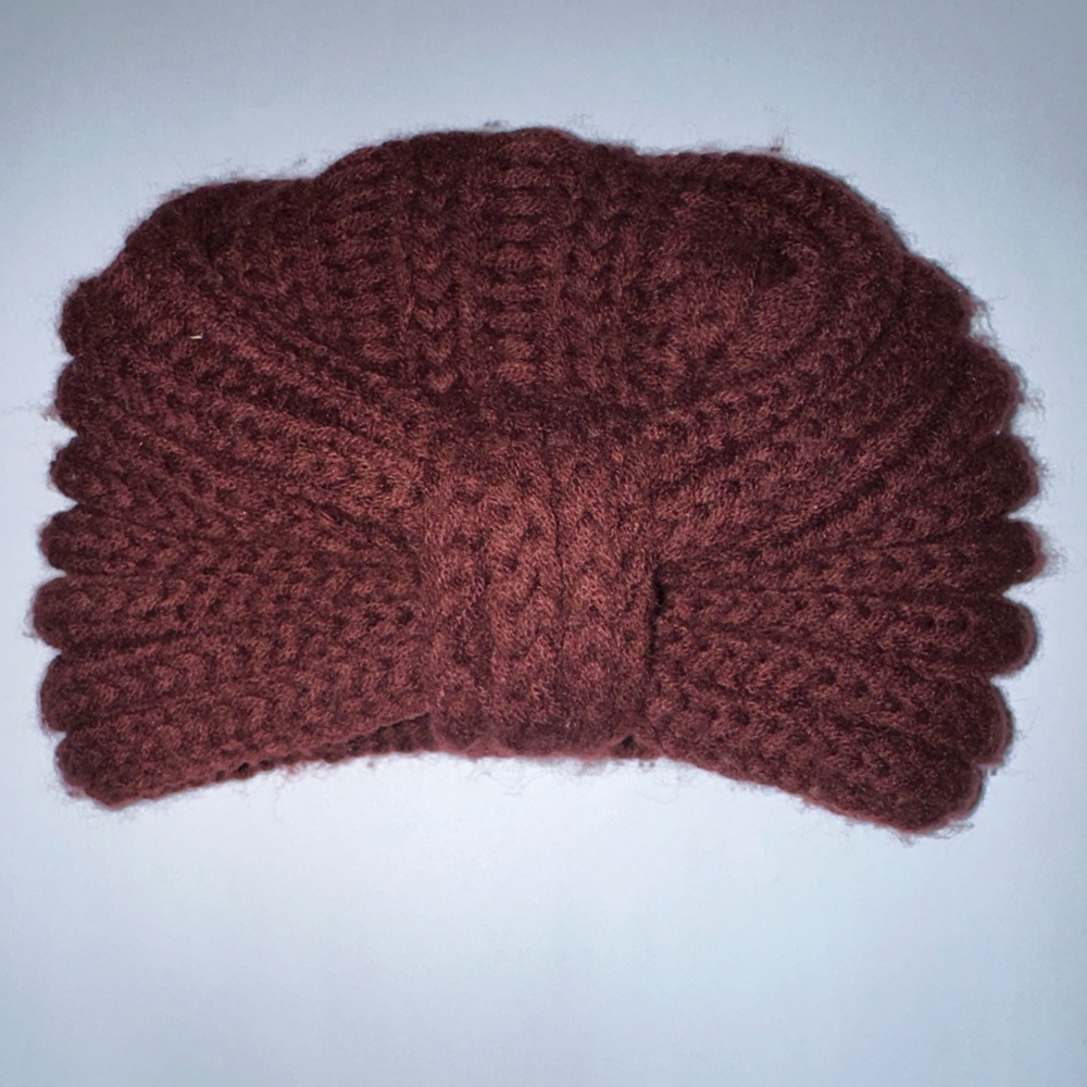 ALDO Maroon Crochet Hat